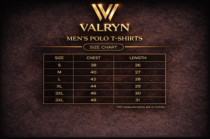VALRYN Men's Polo T-Shirt